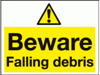 Beware falling debris