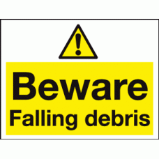 Beware falling debris