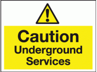 Caution underground services