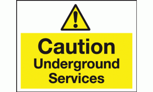 Caution underground services