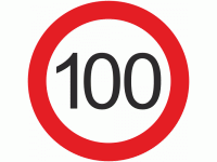 100 KMH European Vehicle Speed Limit ...