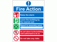 5 Point Fire Action Notice - Do Not T...