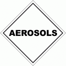 Aerosols Package Labels - 250 labels per roll