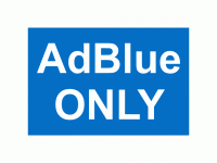 AdBlue Only Sticker