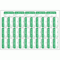 Calibrated Stickers - Quality Control Labels