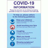 COVID-19 Information Sign
