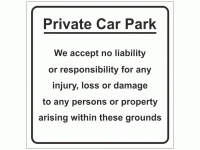 Private Car Park - We accept no liabi...