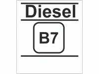 Diesel B7 Diesel Petrol Pump Sign