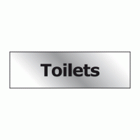 Toilets door sign