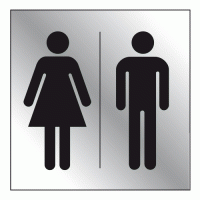 Male female toilet sign 