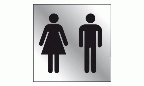 Male female toilet sign 