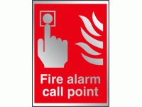 Fire alarm call point sign