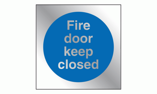 Fire door keep closed sign