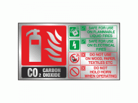 C02 Fire extinguisher identification ...