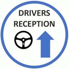 Drivers reception Anti Slip Floor Marker