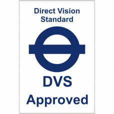 Direct Vision Standard Approved Sign