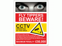 Fly tippers beware CCTV operating in ...