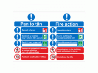 5 Point Fire Action Notice - Welsh En...