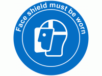 Face Shield Must Be Worn Social Dista...