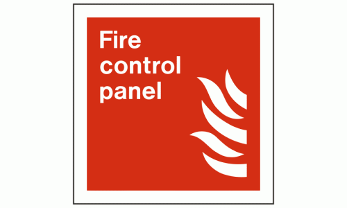 Fire Control Panel Sign