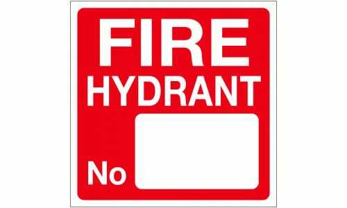 Fire hydrant No sign