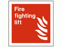 Fire Fighting Lift Sign