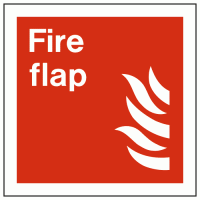 Fire Flap Sign