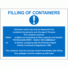 Filling of Containers