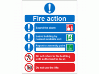 5 Point Fire Action Notice - Do Not U...