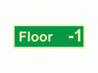 Floor -1 Wayfinding Sign 