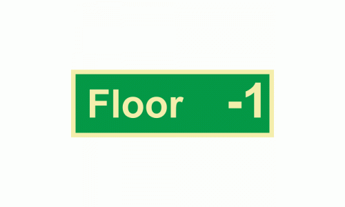 Floor -1 Wayfinding Sign 