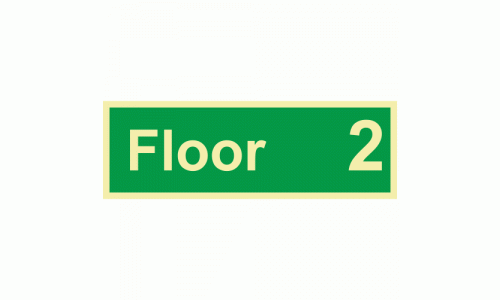 Floor 2 Wayfinding Sign 