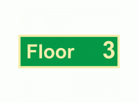 Floor 3 Wayfinding Sign 