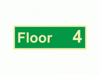 Floor 4 Wayfinding Sign 
