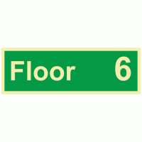 Floor 6 Wayfinding Sign 