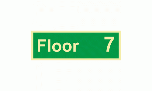 Floor 7 Wayfinding Sign 