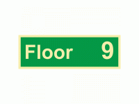 Floor 9 Wayfinding Sign 