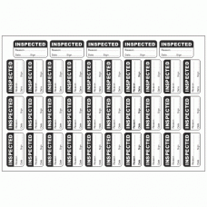 Inspected Stickers - Quality Control Labels