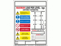 Maximum Load Per Level Sign