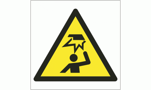 Overhead Obstacles Hazard Symbol Sign