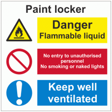 Paint Locker Sign