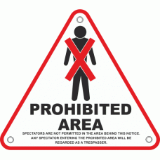 Prohibited Area Sign