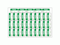 Pass Stickers - Quality Control Labels