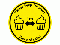 Social Distancing Signs - Cupcake Ple...