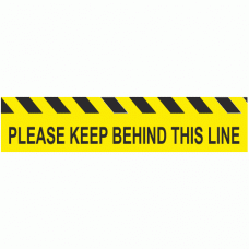 Social Distancing Signs - Please Keep Behind This Line