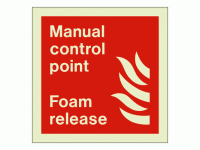 Manual control point foam release sig...