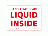 Handle With Care Liquid labels 500 pe...