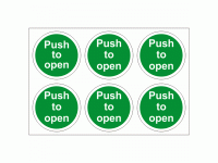Push to Open Stickers