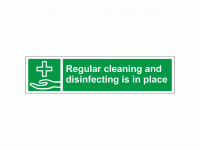 Regular cleaning and disinfecting is ...