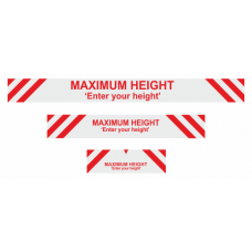 Max height enter your own text sign